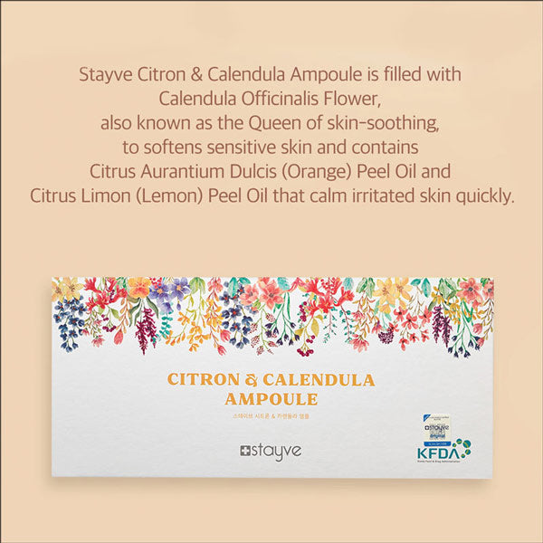 Stayve Booster Serum - Citron & Calendula Ampoule image 3
