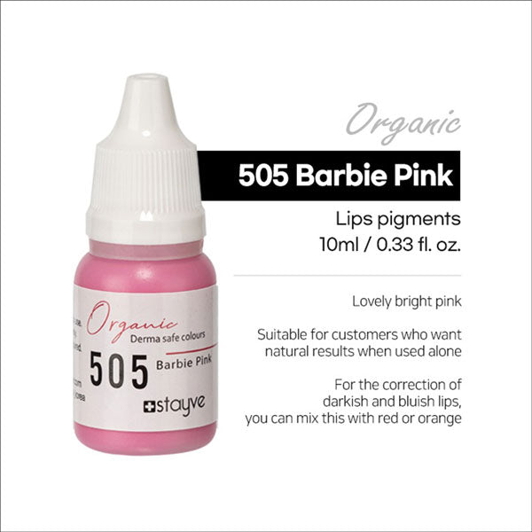Stayve Organic Pigment - Lips - 505 Barbie Pink image 1