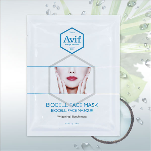 Avif Biocell Face Masks for BB Glow Micro-needling - Set of 10 - Brightening image
