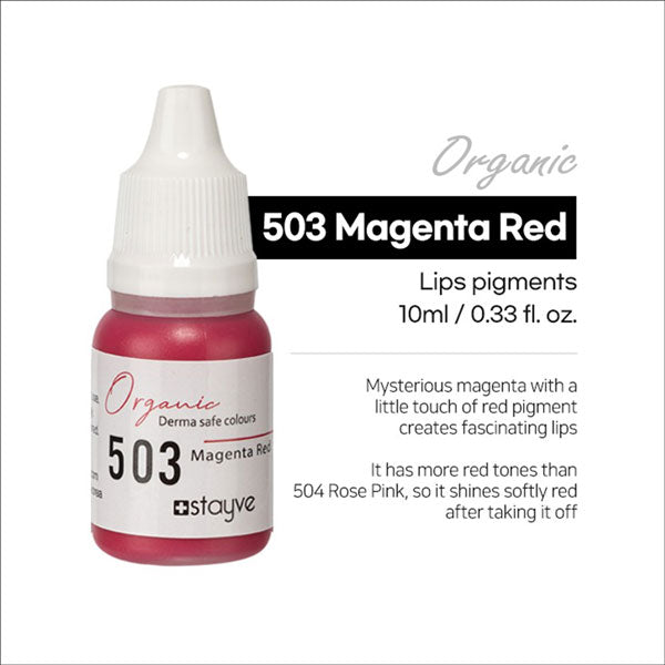 Stayve Organic Pigment - Lips - 503 Magenta Red image 1