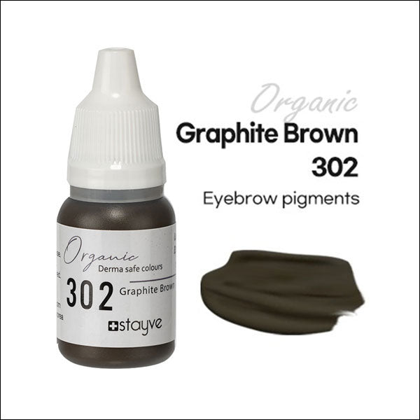 Stayve Organic Pigment - Eyebrow - 302 Graphite Brown image 0