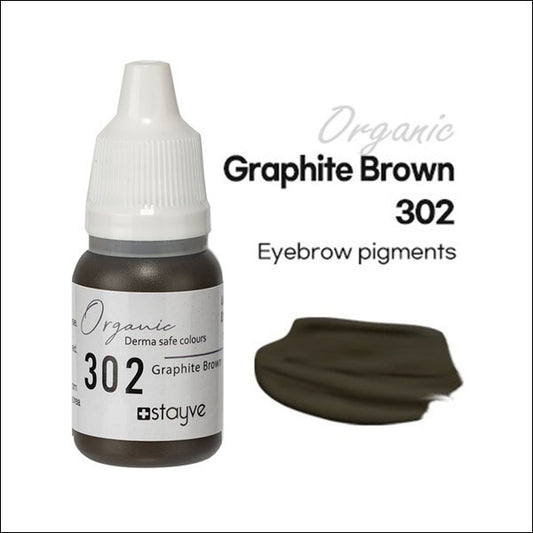 Stayve Organic Pigment - Eyebrow - 302 Graphite Brown image 0