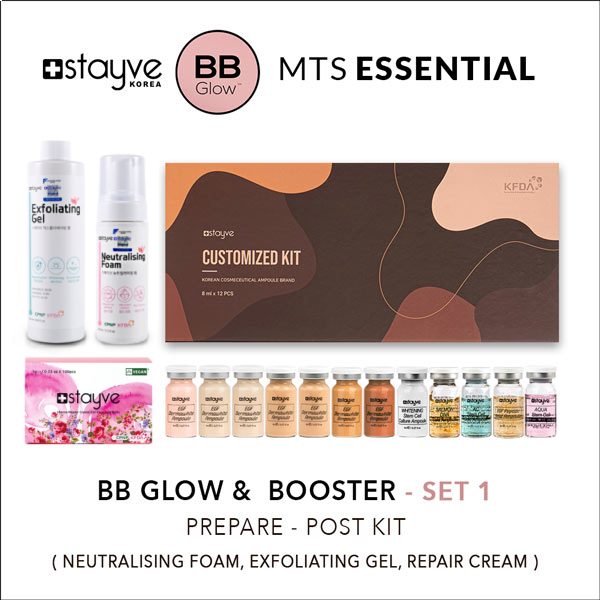 Stayve ESSENTIAL BB GLOW-BOOSTER SET & prep-post kit image 0
