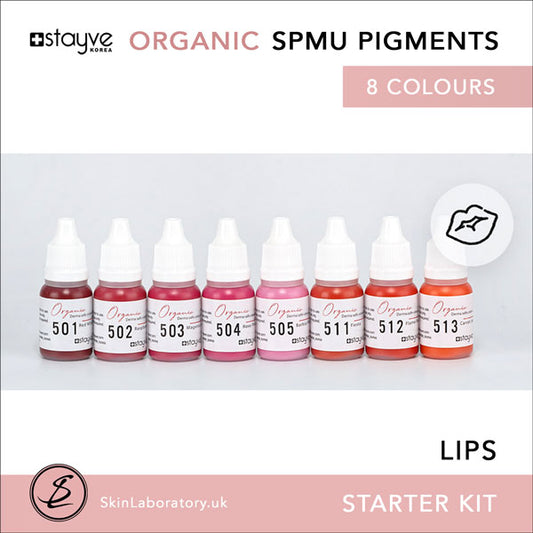 Stayve Organic SPMU Lips Pigments - Starter Kit - 8 colours image 0