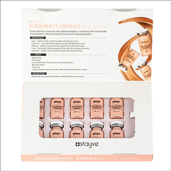 Stayve BB Glow 1-2 Light Rose Dermawhite Ampoule image 3