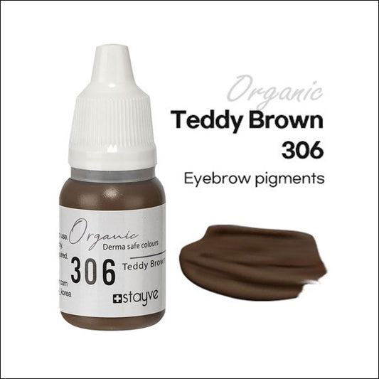 Stayve Organic Pigment - Eyebrow - 306 Teddy Brown image 0