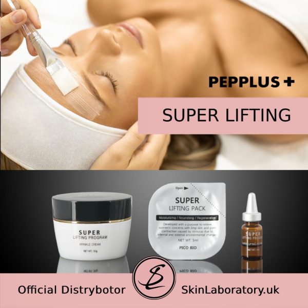 PicoBio PEPPLUS+ SUPER SkinCare Lifting Program - 10 treatments & wrinkle cream image 1
