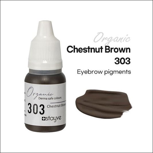 Stayve Organic Pigment - Eyebrow - 303 Chestnut Brown image 0