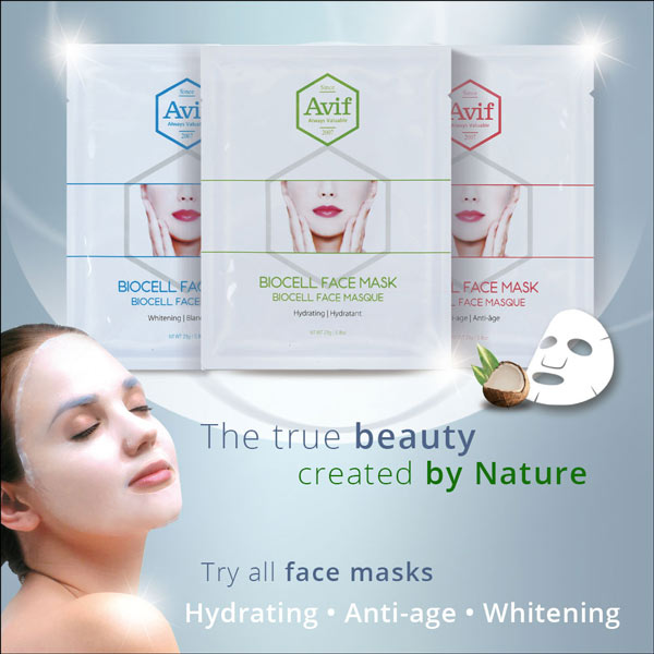 Avif Biocell Face Mask - Brightening image 2