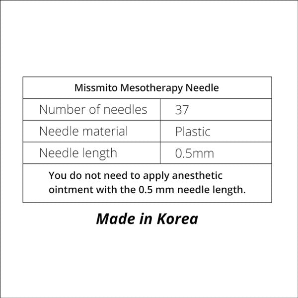 MISSMITO Mesotherapy Needle for DermaPen - 37 Pin Micro Needle Cartridge image 3