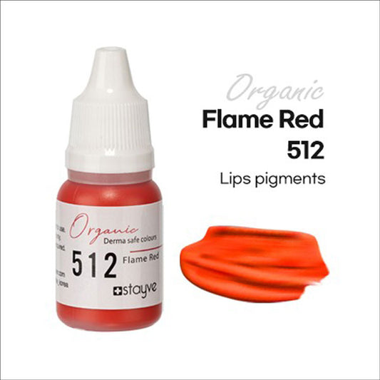 Stayve Organic Pigment - Lips - 512 Flame Red image 0