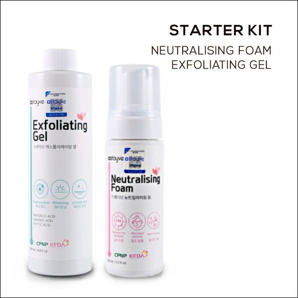 Stayve Dermawhite Exfoliating Gel & Neutralising Foam image 0