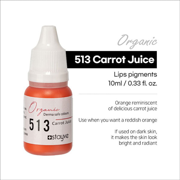 Stayve Organic Pigment - Lips - 513 Carrot Juice image 5
