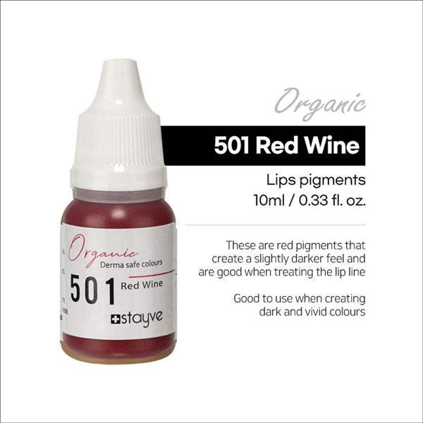 Stayve Organic Pigment - Lips - 501 Red Wine image 1