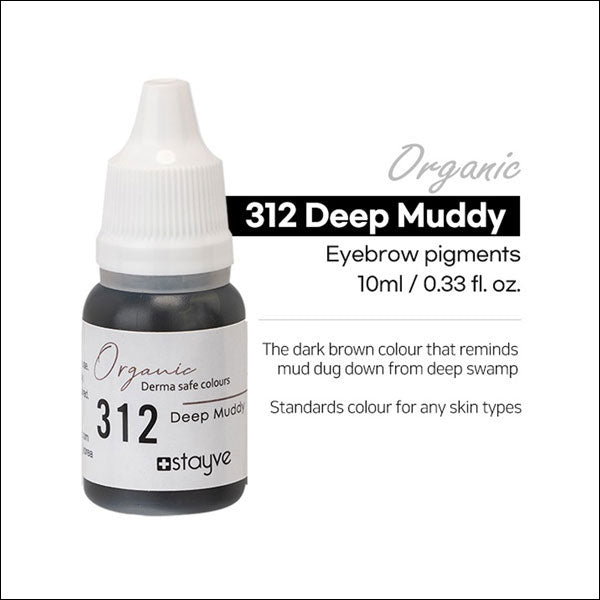 Stayve Organic Pigment - Eyebrow - 312 Deep Muddy image 1