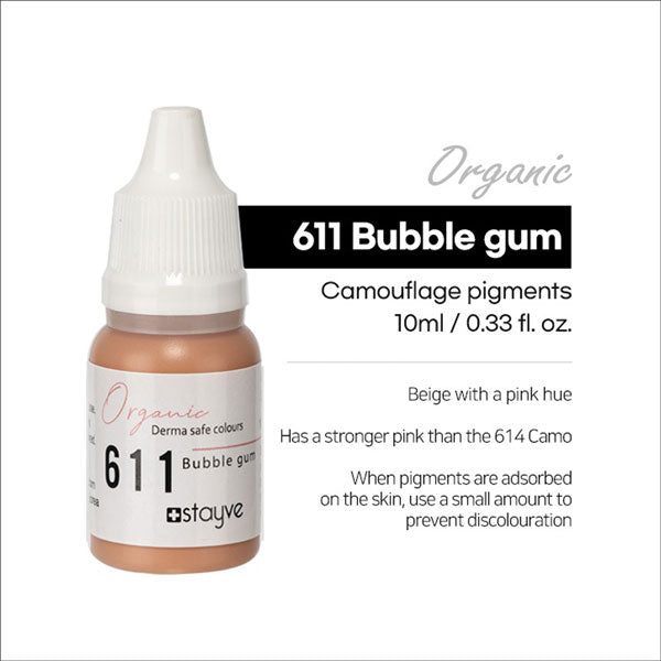 Stayve Organic Pigment - Camouflage - 611 Bubble Gum image 1