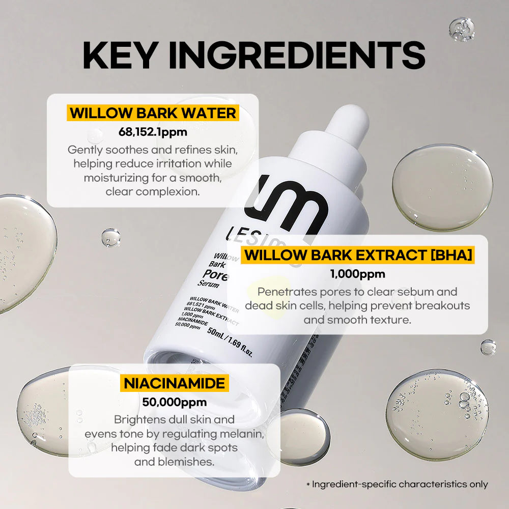 Lesimo Willow Bark Pore Serum image 3