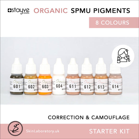 Stayve Organic SPMU Face Skin Pigments - Starter Kit - 8 colours image 0