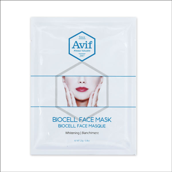 Avif Biocell Face Masks for BB Glow Micro-needling - Single mask - Brightening image