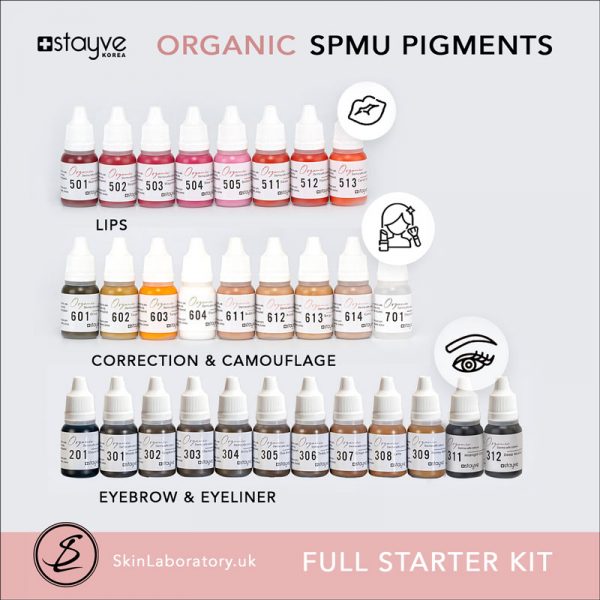 Stayve Organic SPMU Pigments - Starter Kit - all 29 colours image 1