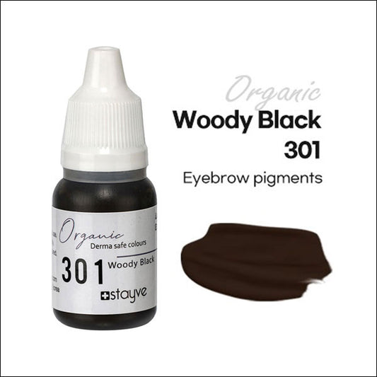 Stayve Organic Pigment - Eyebrow - 301 Wood Black image 0