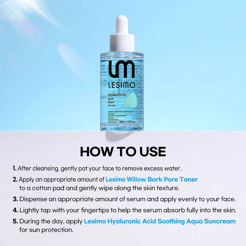 Lesimo Hyaluronic Acid Aqua Serum image 2